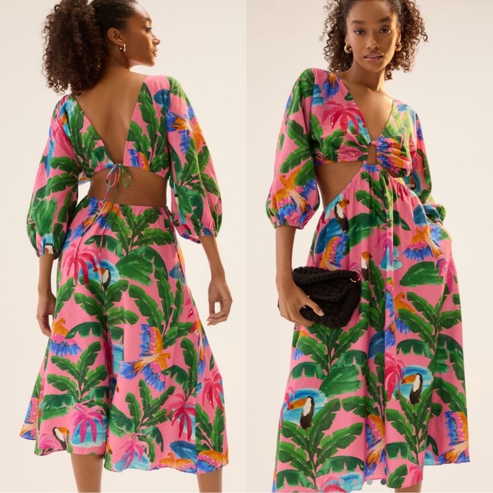 🦜NWT🦜 Farm Rio Dress Sz small